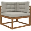 Lauko sofa pagalvėlė Poliesteris Pilka 80 x 80 cm