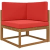 Lauko sofa pagalvėlė Poliesteris Raudona 80 x 80 cm