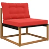 Lauko sofa pagalvėlė Poliesteris Raudona 80 x 68,5 cm