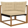 Lauko sofa pagalvėlė Poliesteris Smėlio 68,5 x 68,5 cm
