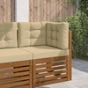 Lauko sofa pagalvėlė Poliesteris Smėlio 60 x 60 cm