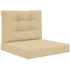 Lauko sofa pagalvėlė Poliesteris Smėlio 60 x 60 cm