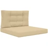 Lauko sofa pagalvėlė Poliesteris Smėlio 80 x 80 cm