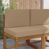 Lauko sofa pagalvėlė Poliesteris Taupe 60 x 60 cm