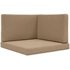 Lauko sofa pagalvėlė Audinys Taupe 80 x 80 cm