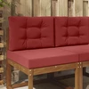 Lauko sofa pagalvėlė Poliesteris Vyno raudonumo 60 x 60 cm
