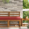 Lauko sofa pagalvėlė Poliesteris Vyno raudonumo 60 x 60 cm