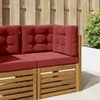 Lauko sofa pagalvėlė Poliesteris Vyno raudonumo 60 x 60 cm