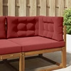 Lauko sofa pagalvėlė Poliesteris Vyno raudonumo 80 x 80 cm