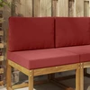 Lauko sofa pagalvėlė Poliesteris Vyno raudonumo 60 x 60 cm
