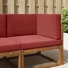 Lauko sofa pagalvėlė Poliesteris Vyno raudonumo 80 x 80 cm