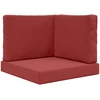Lauko sofa pagalvėlė Poliesteris Vyno raudonumo 60 x 60 cm