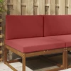 Lauko sofa pagalvėlė Poliesteris Vyno raudonumo 80 x 80 cm