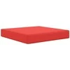Lauko sofa pagalvėlė Raudona 60 x 60 x 8 cm Poliesteris