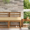 Lauko sofa pagalvėlė Smėlio 60 x 60 x 8 cm Poliesteris