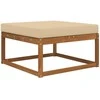 Lauko sofa pagalvėlė Smėlio 80 x 80 x 8 cm Poliesteris