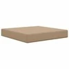 Lauko sofa pagalvėlė Taupe 60 x 60 x 8 cm Poliesteris
