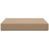 Lauko sofa pagalvėlė Taupe 60 x 60 x 8 cm Poliesteris