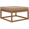Lauko sofa pagalvėlė Taupe 80 x 80 x 8 cm Poliesteris
