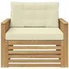 Lauko sofa Poliesteris Balta