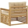 Lauko sofa Poliesteris Balta