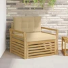 Lauko sofa Poliesteris Balta
