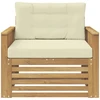 Lauko sofa Poliesteris Balta