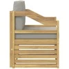 Lauko sofa Poliesteris Balta