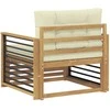 Lauko sofa Poliesteris Balta