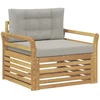 Lauko sofa Poliesteris Balta