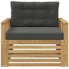 Lauko sofa Poliesteris Balta