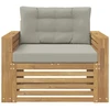 Lauko sofa Poliesteris Balta
