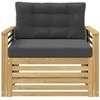 Lauko sofa Poliesteris Balta