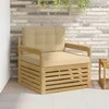 Lauko sofa Poliesteris Balta