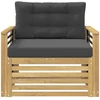 Lauko sofa Poliesteris Balta