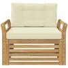 Lauko sofa Poliesteris Balta