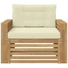 Lauko sofa Poliesteris Balta