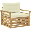 Lauko sofa Poliesteris Balta