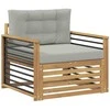 Lauko sofa Poliesteris Balta