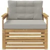Lauko sofa Poliesteris Balta