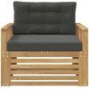 Lauko sofa Poliesteris Balta