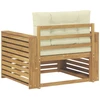 Lauko sofa Poliesteris Balta
