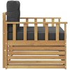 Lauko sofa Poliesteris Balta