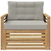 Lauko sofa Poliesteris Balta