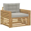 Lauko sofa Poliesteris Balta