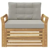 Lauko sofa Poliesteris Balta
