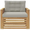 Lauko sofa Poliesteris Balta
