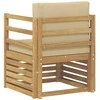 Lauko sofa Poliesteris Balta