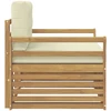 Lauko sofa Poliesteris Balta