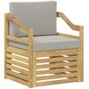 Lauko sofa Poliesteris Balta